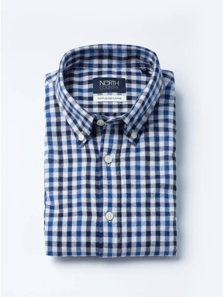 North Country - Wholesale Button Down Shirt - Men's - Collin Authentic Portuguese Flannel Shirt