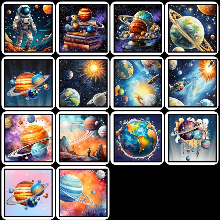 Magnets - Space Gallery B for wholesale by Nimblepic