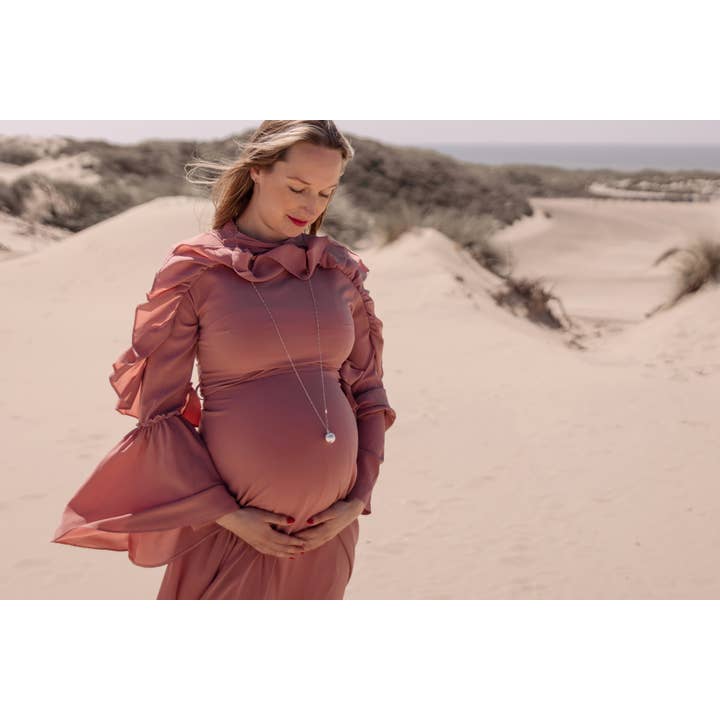 Proud MaMa - Wholesale Pendant/Charm Necklace - ID-490
Bola pregnancy necklace
Fine silver/pink ∅ 20 mm4