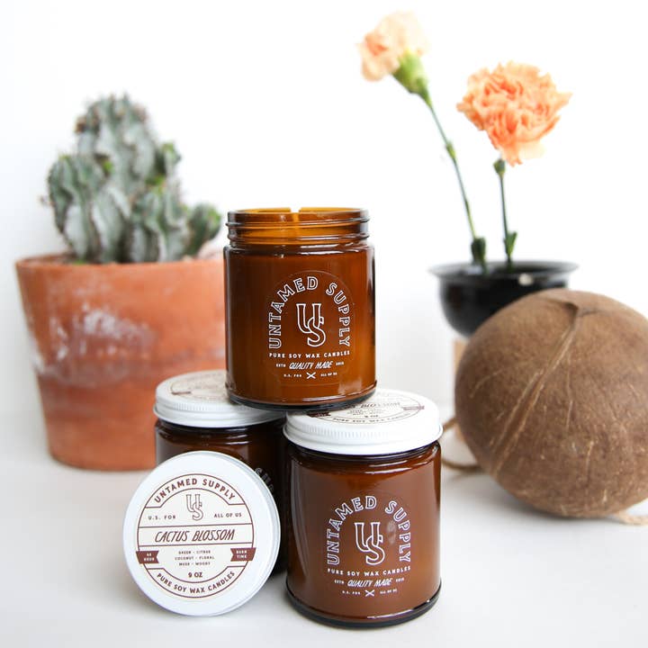 Cactus Blossom Candle for wholesale by Untamed Supply