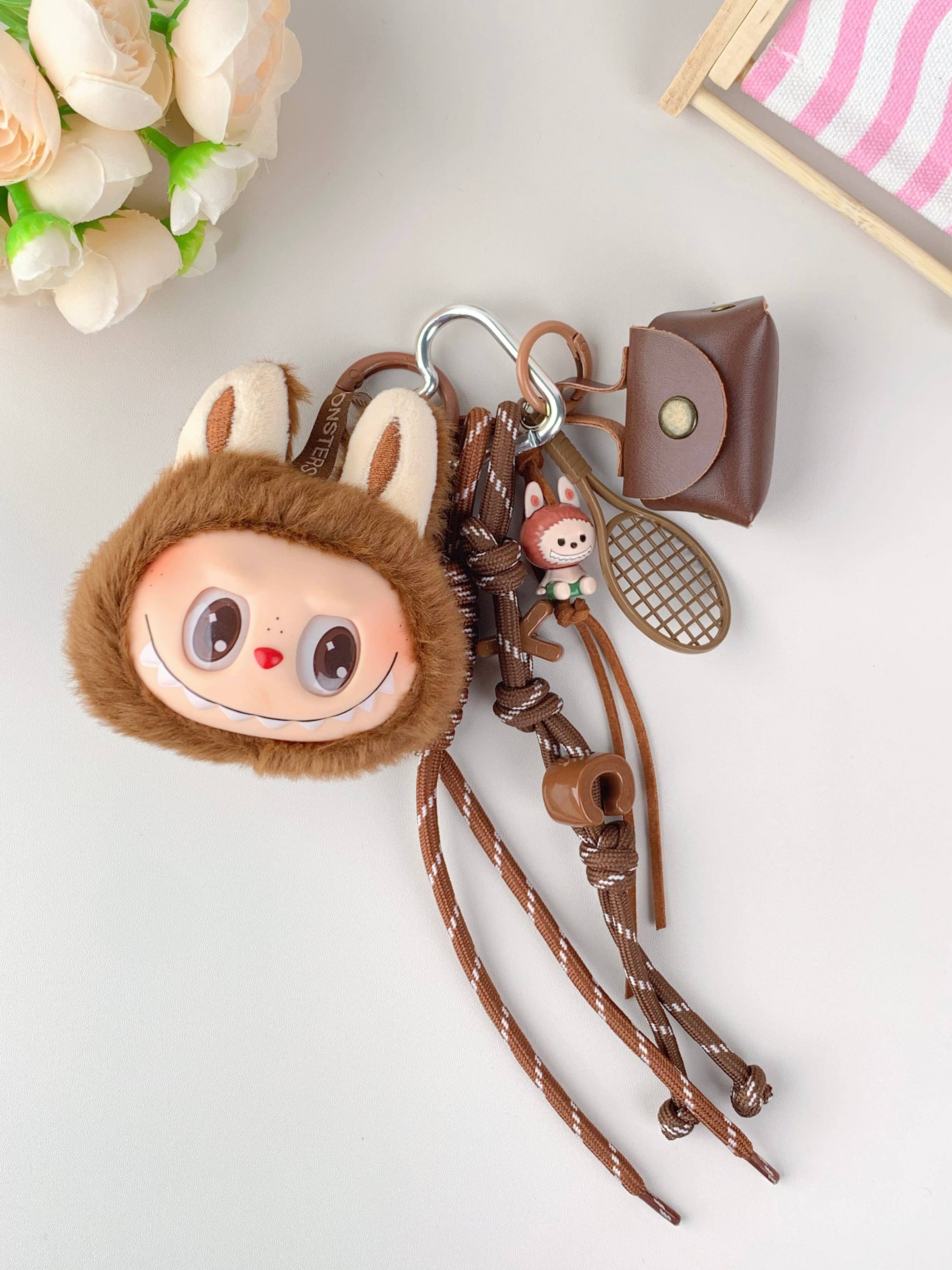 Lilyrosy（Duty free) - Vente Porte-clés – femme - Porte-clés en peluche mignon et très demandé pour filles – Charm de sac14