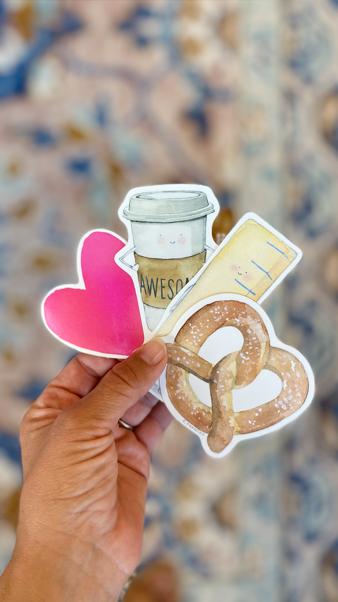 E. Frances Paper - Wholesale Sticker - Big Heart Sticker2