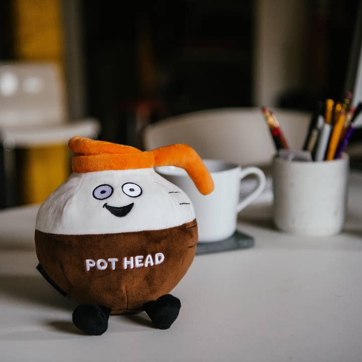 Punchkins - Wholesale Stuffed/Plush Toy - Kids & Baby - Plush Coffee Pot Pot Head Soft Cuddly Perfect Toy Funny