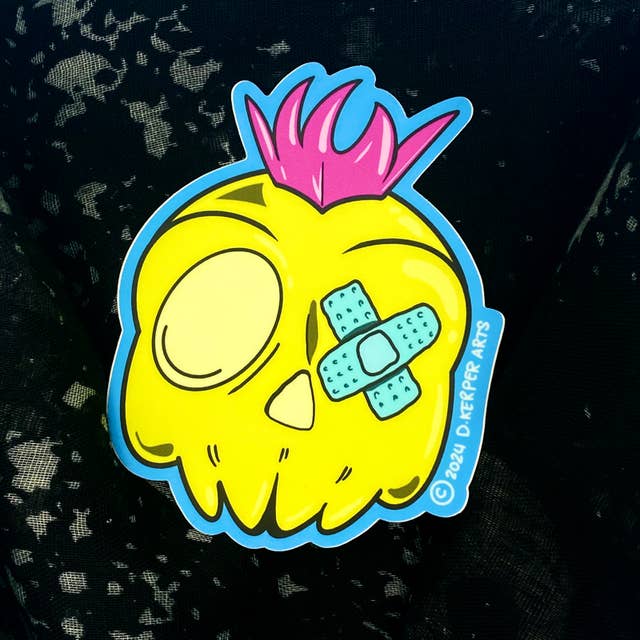 D. Kerper Arts - Wholesale Sticker - Sticker - Punk Head7
