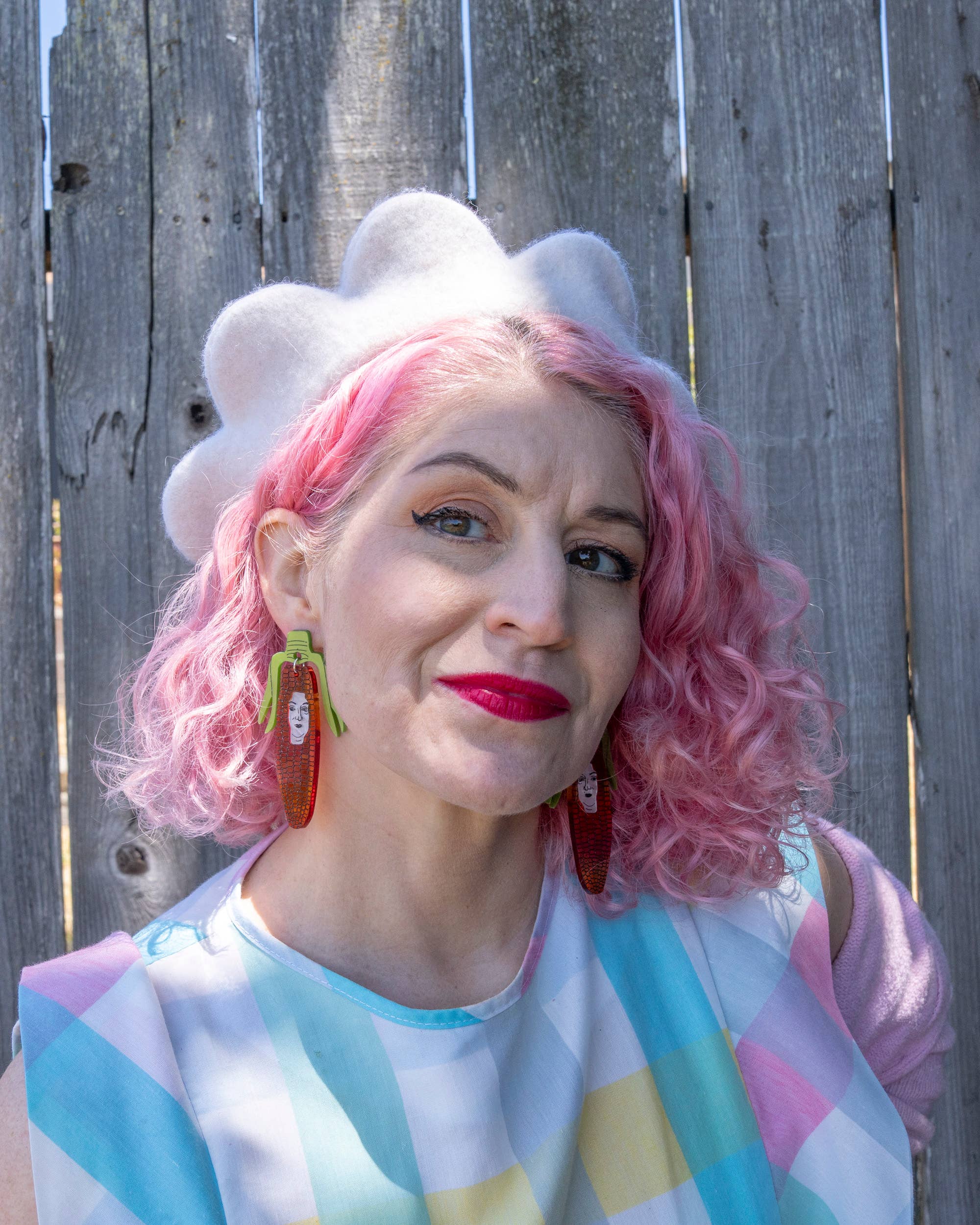 Darling Marcelle - Vente Boucles d'oreilles pendantes - Boucles d'oreilles homme maïs6