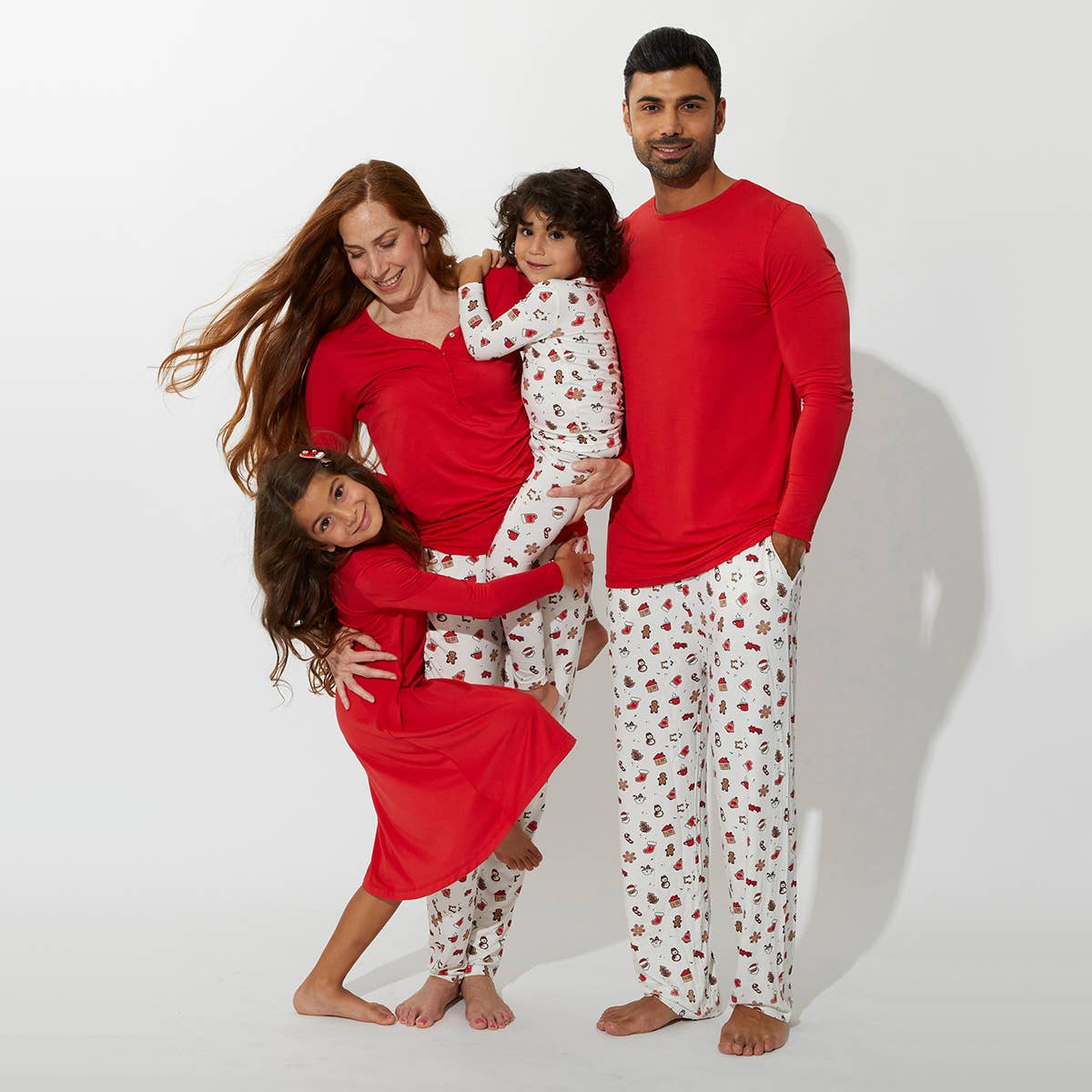 Bellabu Bear - Vente Haut et bas de pyjama – femme - Ensemble de pyjama en bambou pour femmes "Biscuits de Noël au sucre"10
