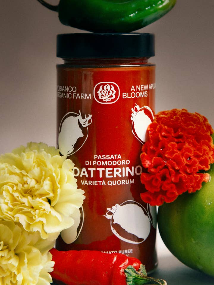 Puré de tomate cherry variedad Quorum para venta al por mayor de CAPOBIANCO ORGANIC FARM