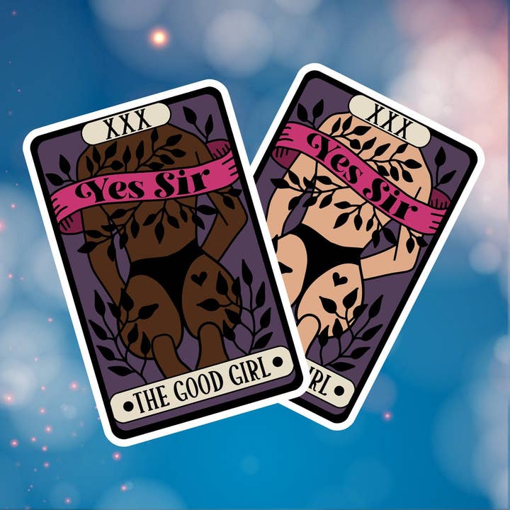 Fables and Fae - Wholesale Sticker - The Good Girl Tarot Card *choices* Sticker