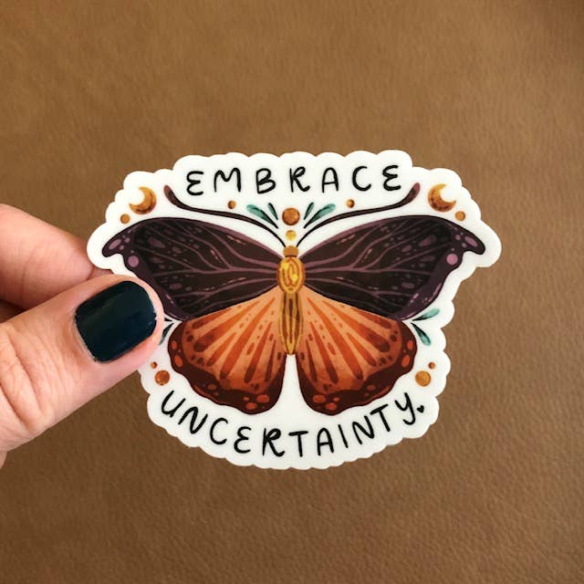 Big Moods - Wholesale Sticker - Embrace Uncertainty Sticker1