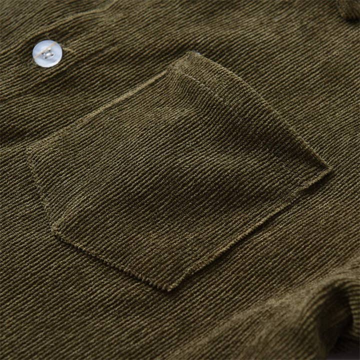 Green Boys' Baby Corduroy Casual Shirt Jacket for wholesale on Faire