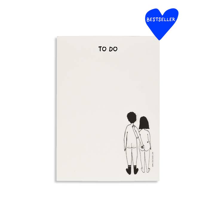 Bloc de notas con ilustración de pareja desnuda para venta al por mayor de helen b