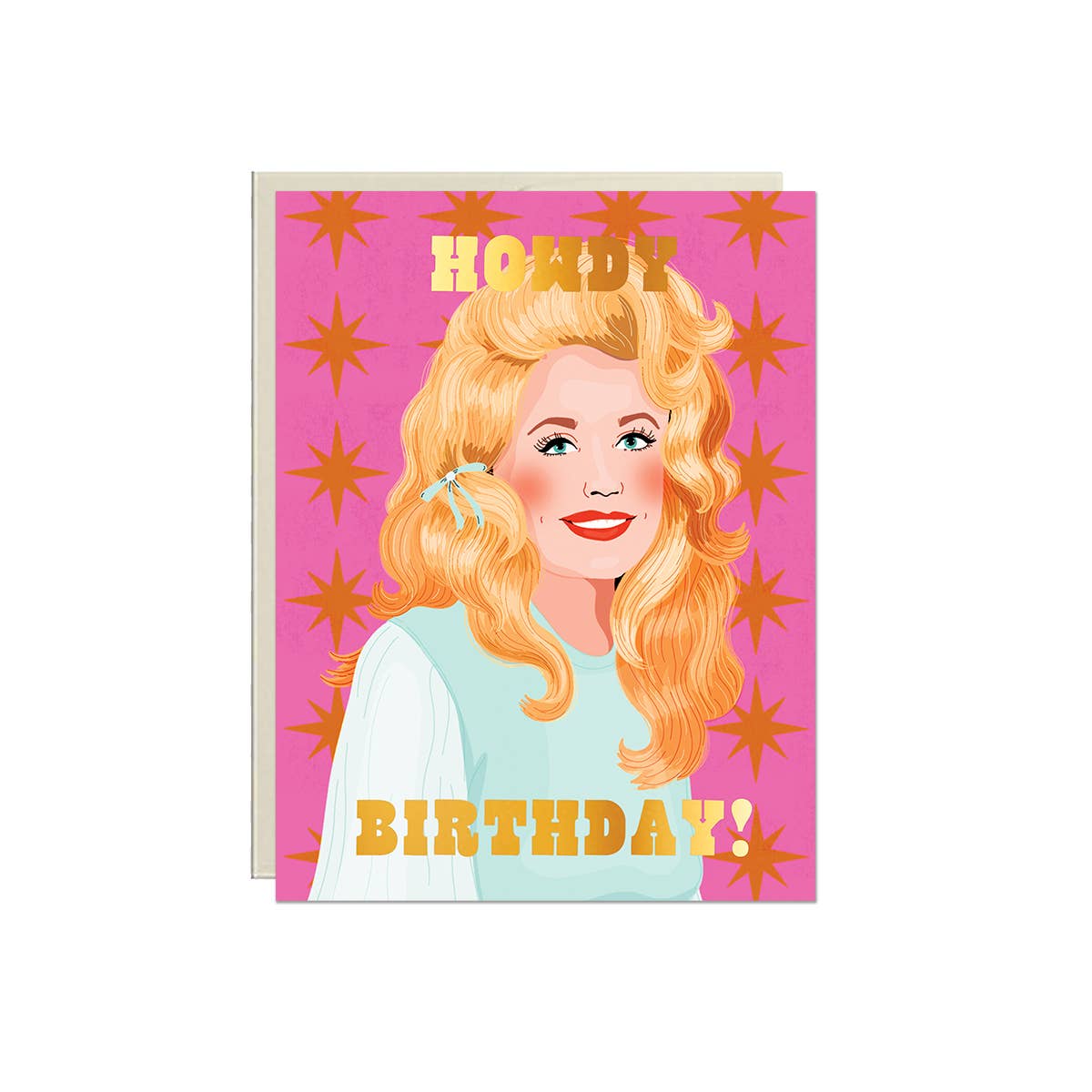 Lucky Goods Paper - Wholesale Birthday Card - Howdy Birthday – Foil Country ✿ Birthday Card2