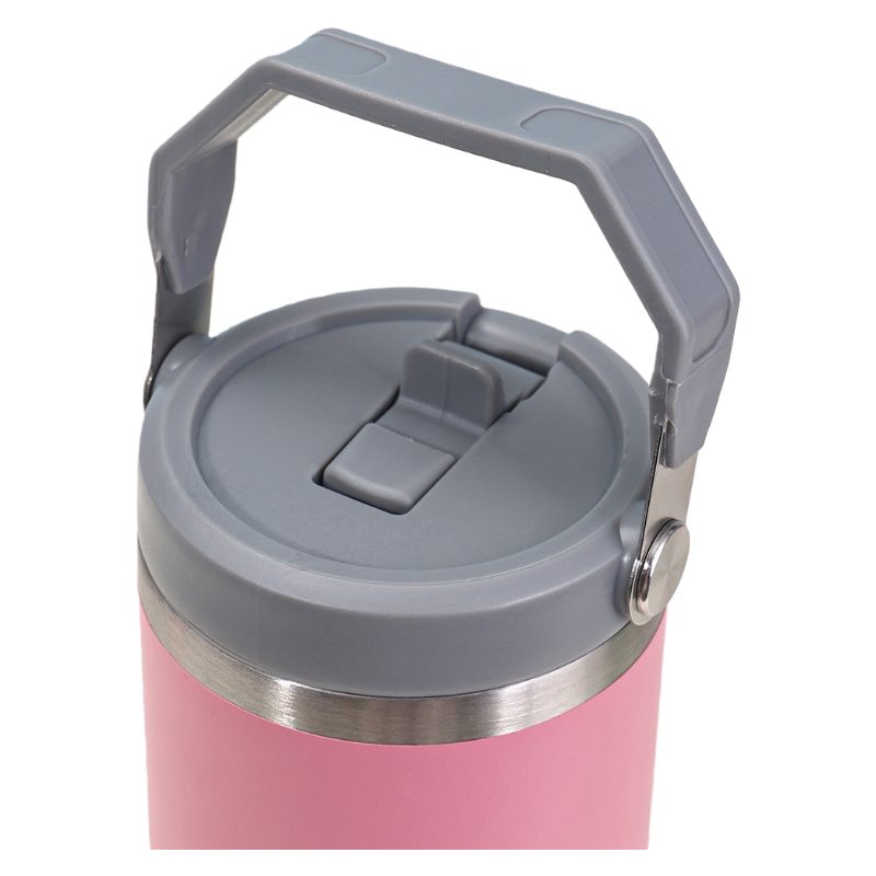 Auraquise - Vente Gourde/bouteille isotherme - Gobelet isotherme en acier inoxydable de 30 oz avec poignée et paille, mug de voiture isolé K-Pop Demon Hunters Merch5