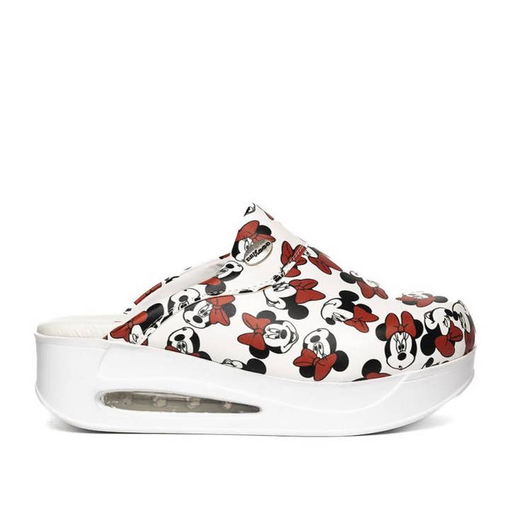 Chenson & Gorett - Wholesale Clogs - Women's - Airmax Women's Leather Clogs with Minnie Mouse Promo Design
