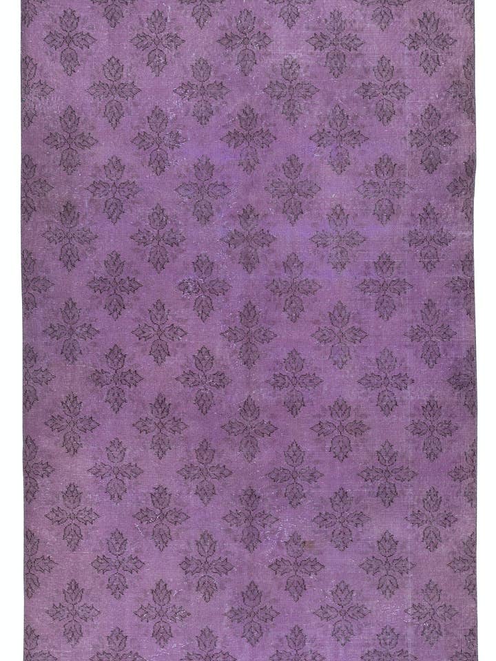 Alfombra moderna floral hecha a mano de lana turca de 5.3x8.6 pies. para venta al por mayor de Rug Specialist LLC.