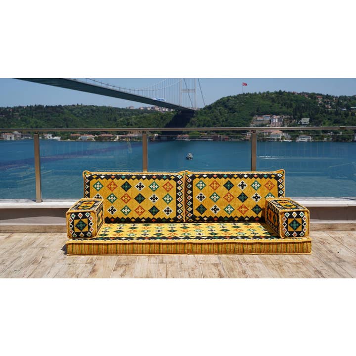 Arabic Sofa – Sofá por atacado – Sofá janela, Almofada de Banco, Sofá de chão, Sofá de Leitura