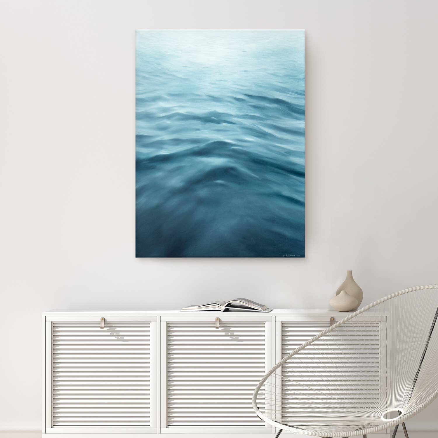 Ready2hangart, Inc. – wholesale Canvas art – Underwater Clouds XXI Modern Coastal Canvas Wall Art4