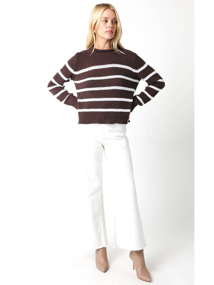 Olivaceous - Wholesale Knit Sweater - Women's - Leah Sweater8