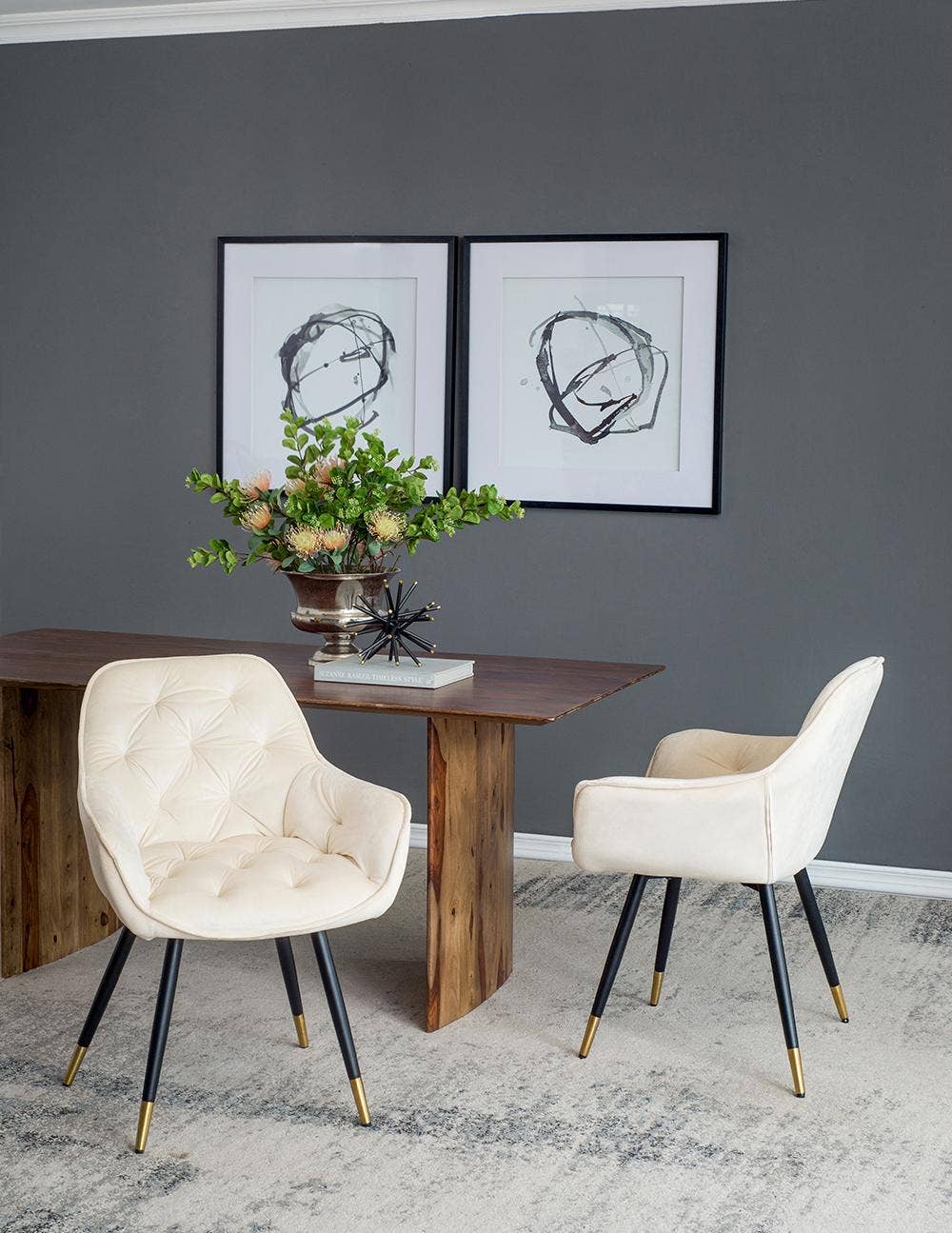 A&B Home Group Inc. - Wholesale Chair - S/2 23.5x25x34.5" Dining Chair - White6