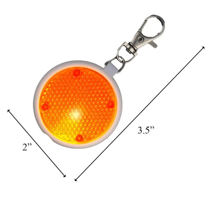 Blinkee.com, LLC - Wholesale Keychain - Unisex - Personal Safety Emergency Keychain Orange with Flashlight1