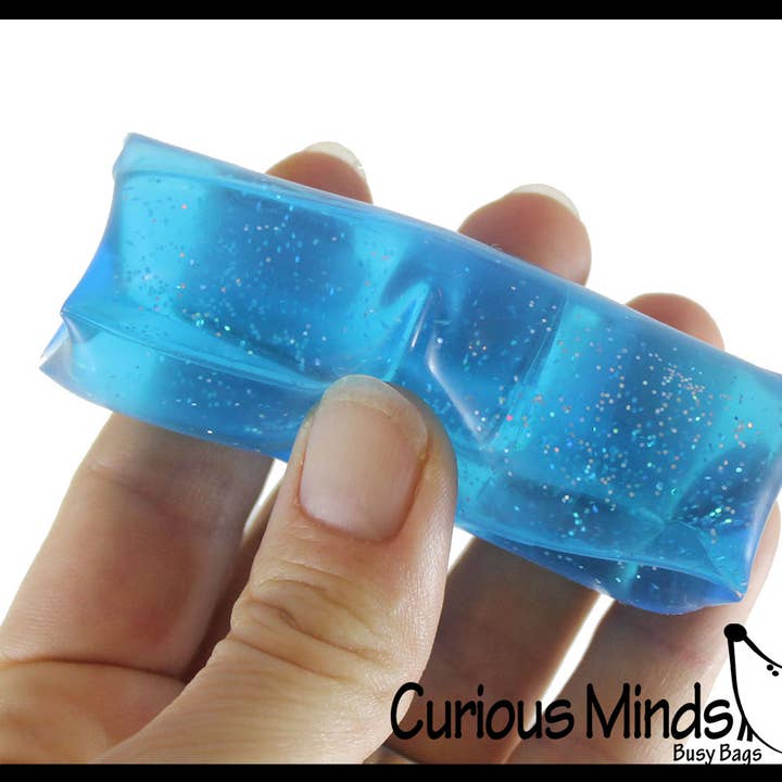 Curious Minds Toys - Wholesale Fidget Toy - Kids - 1 Small Glitter Water Trick Snake - Stress Toy Gag Wiggler