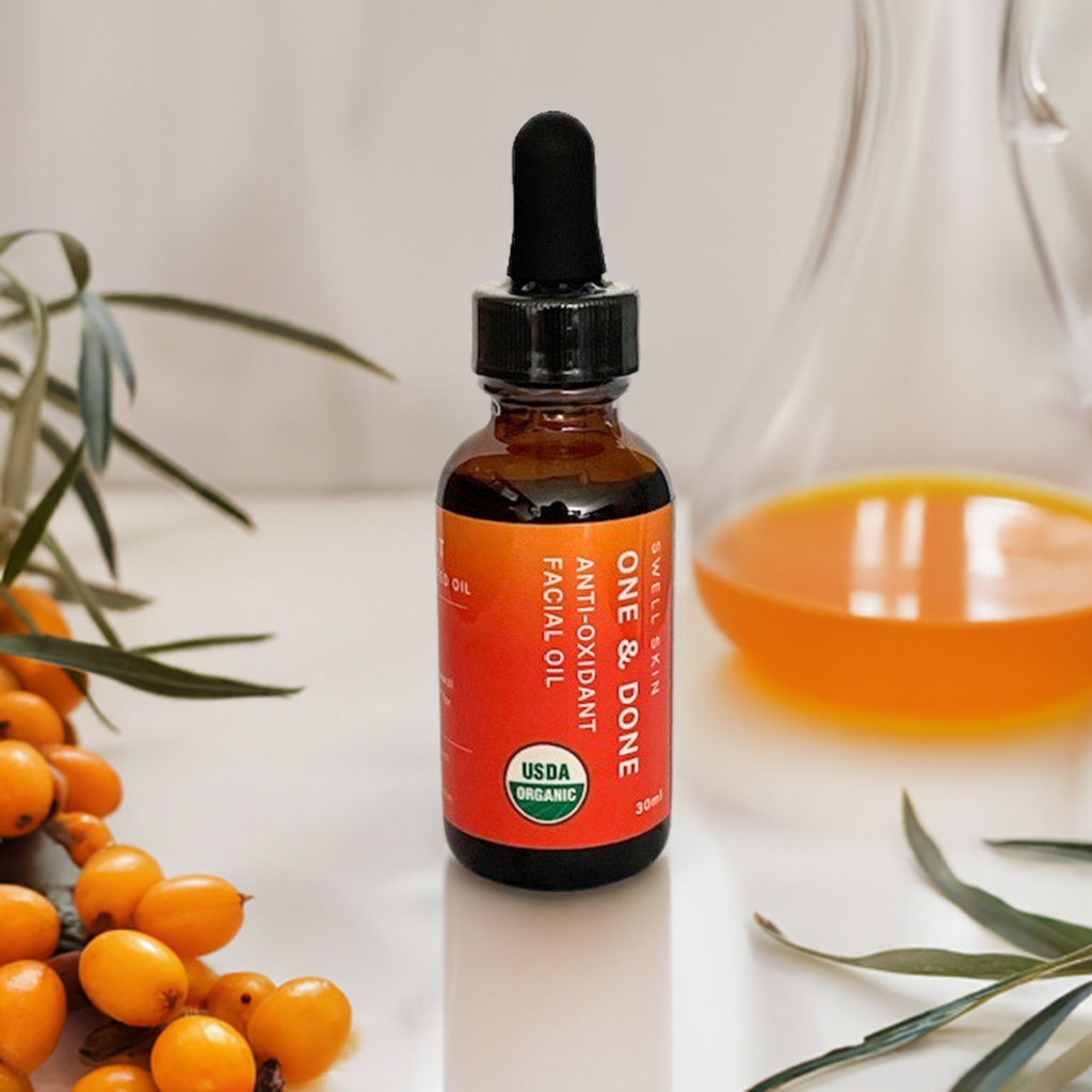Swell Skin, LLC - Wholesale Facial Oil - One and Done  Organic Sea Buckthorn Seed Facial Oil4