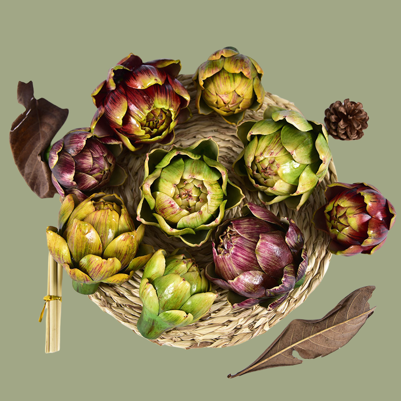 ACNITE(We cover U.S. import duties) - Wholesale Artificial Flowers - Artificial  Largesucculent Fall decor Fake Bromeliad head2