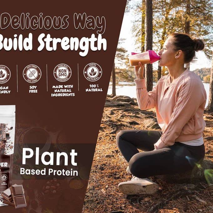 Zyra Protein - Wholesale Protein/Superfood Powder - Zyra Vegan Chocolate Protein Powder - Vegan Protein Drink4