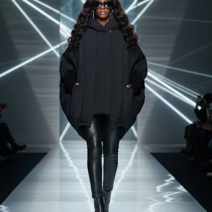 Women's Cape Coat FINANCIAL DISTRICT COUTURE BYMANYC ® New York and other Purchase Wholesale district apparel. Free Returns & Net 60 Terms on Faire trending on Faire.