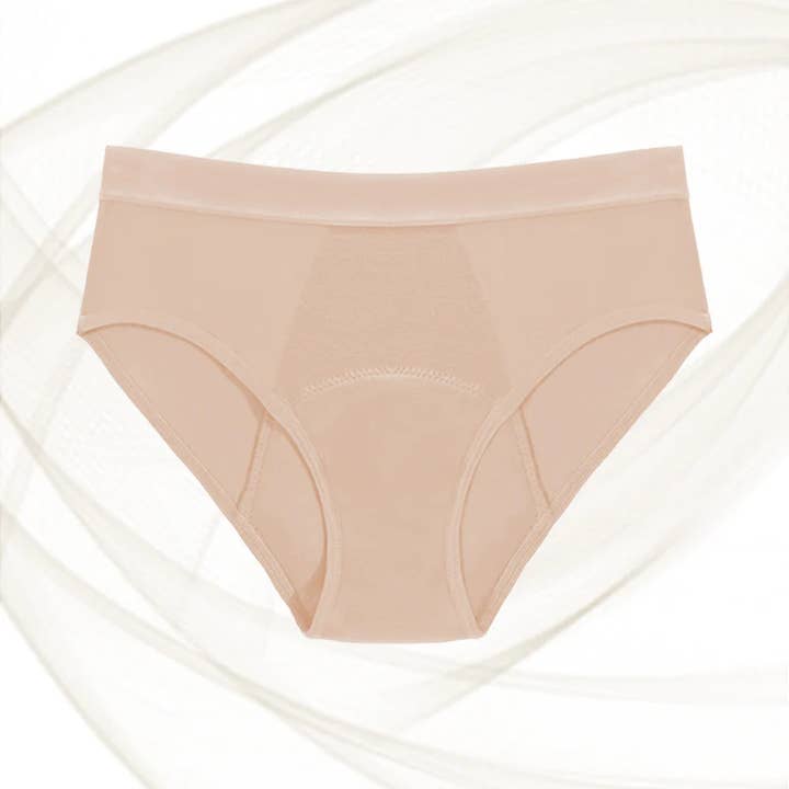 Folya Women - Wholesale Period Underwear - Women's - Slip Mestruale LAUVE Ciclo Abbondante beige