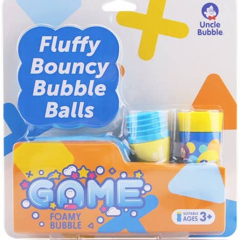 Uncle Bubble - Wholesale Bubble Wand - Kids - Uncle Bubble Game Foamy Bubble