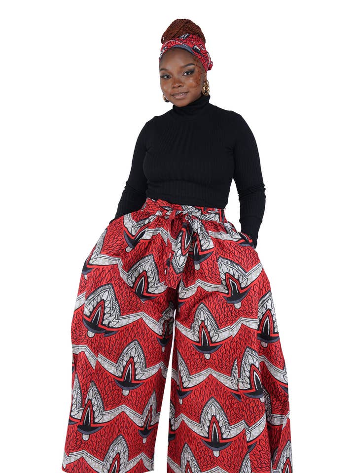 Ankara Wide Palazzo Pants | One Size for wholesale by Satsuma Wholesale