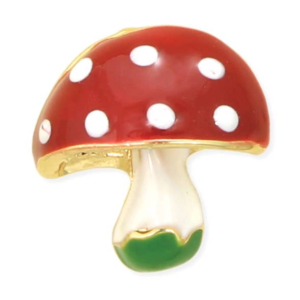 Boucles d'oreilles à tige mini champignon pour la vente par ZAD