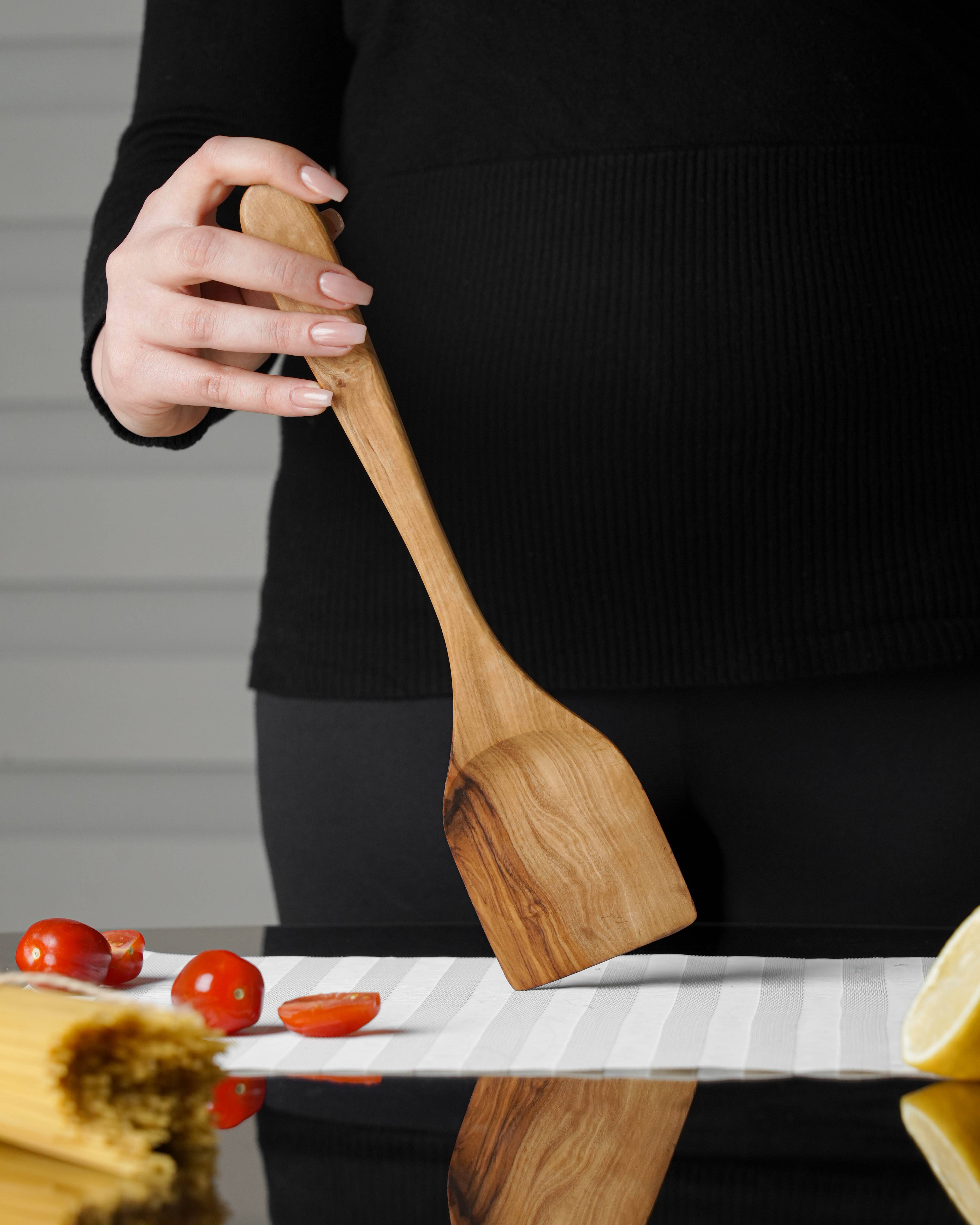 Handcrafted Olivewood - Wholesale Spatula/Turner - Handcrafted Olive Wood Spatula