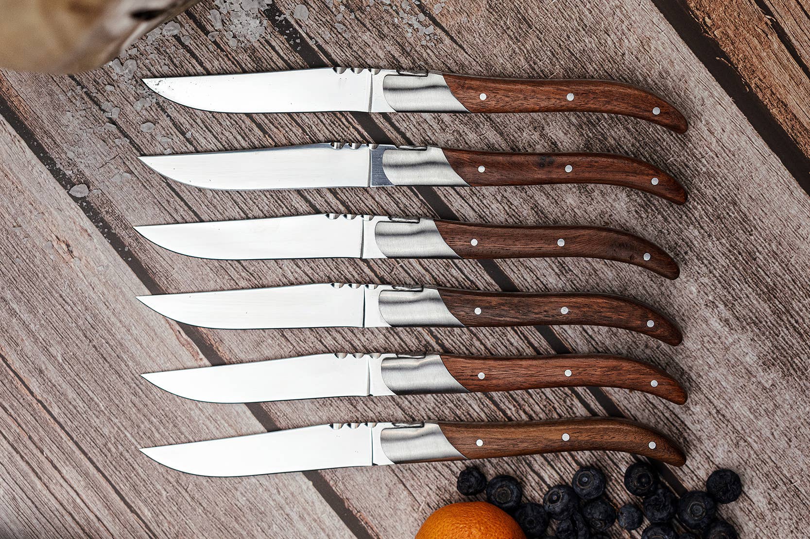 Laguiole du Monde - Wholesale Knife Set - Set of 6 Laguiole Du Monde Steakknives8