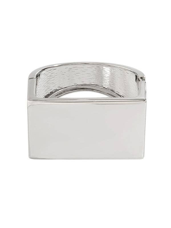 Sheer Trend – Engroshandel Manchetarmbånd – Geometrisk ensfarvet armbånd tilbehør2