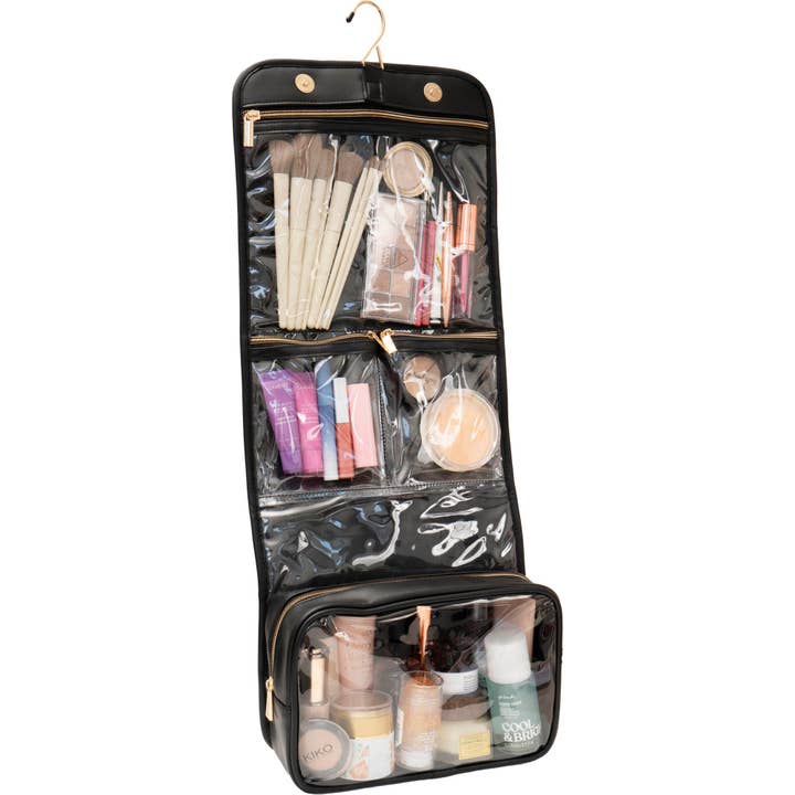 Magid – wholesale Toiletry bag – women's – Joan & David The Teardrop Quilted Roll Hanging Toiletry Bag15