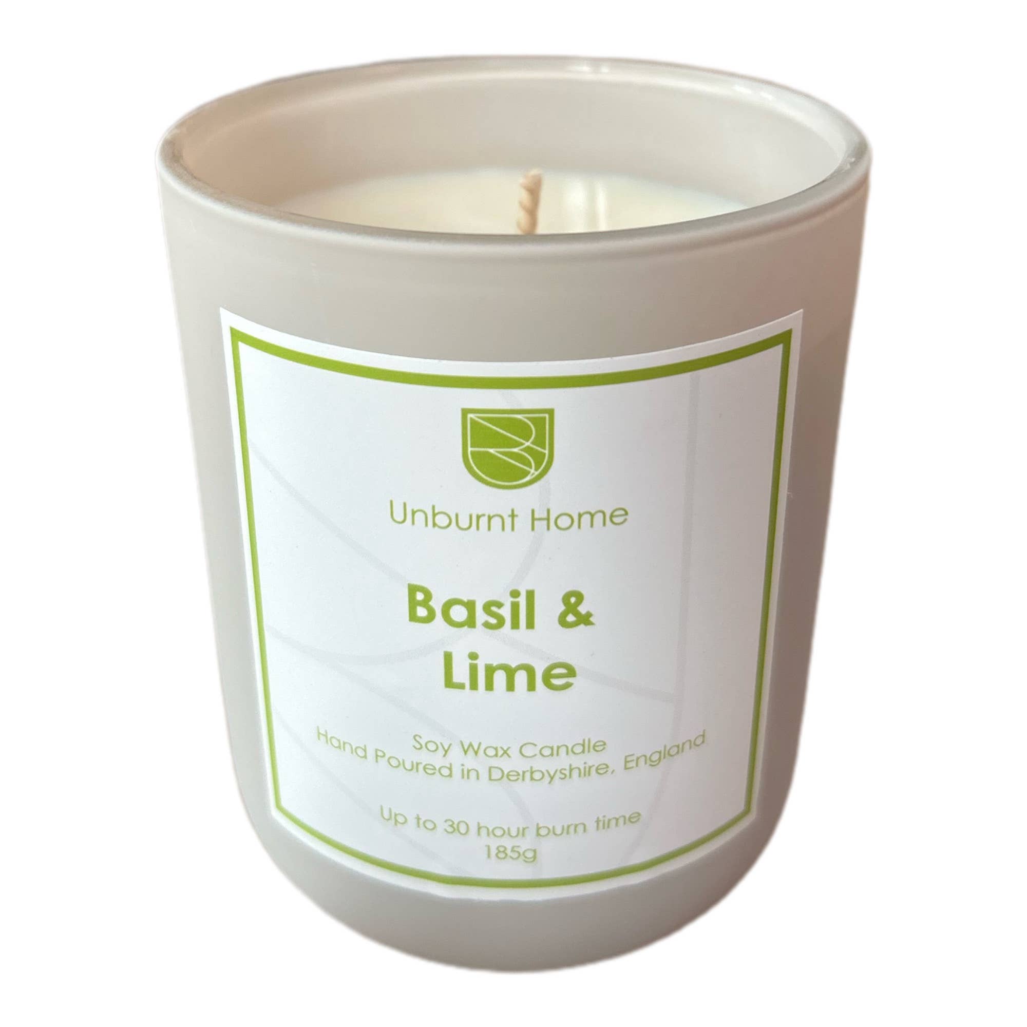Unburnt Home Fragrance - Wholesale Jar/Filled Candle - Soy Wax Candle 20cl, vegan, toxin free, 30hr burn, off-white1