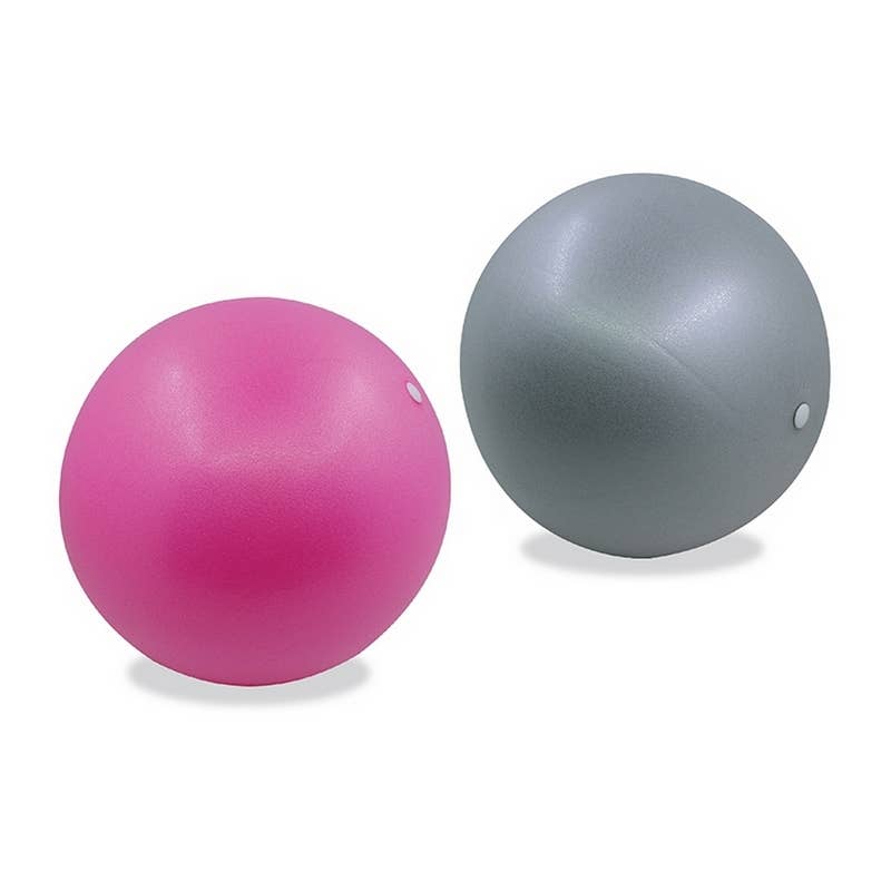 Zen'Arôme - Wholesale Yoga Accessories - 2 Yoga / Pilates Balls Pink and Gray - Diameter 25cm5
