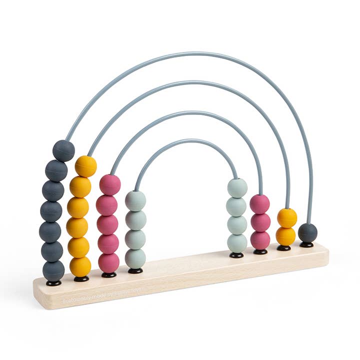 Bigjigs Toys - Wholesale Wood Toy - Kids - Rainbow Abacus - FSC 100% - FSC 100%0