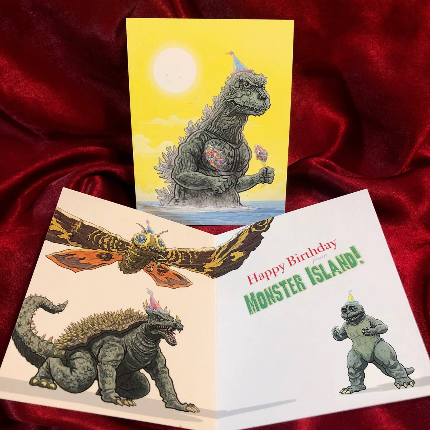 Castle McQuade - Wholesale Birthday Card - MONSTER ISLAND Birthday Card1