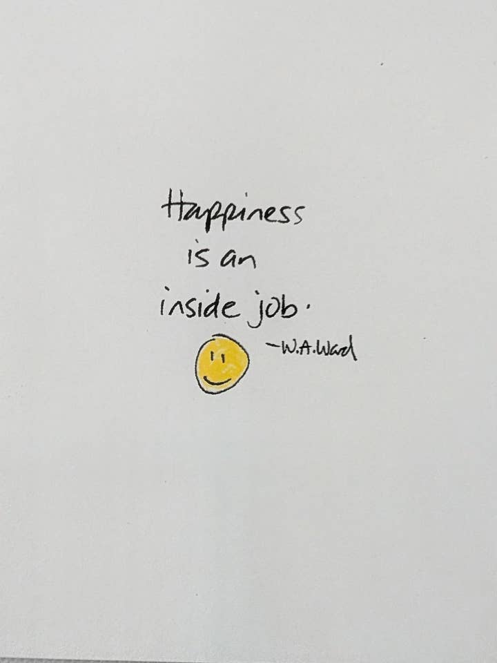 La felicità è un lavoro interiormente per la vendita all'ingrosso da parte di Edie's Cards