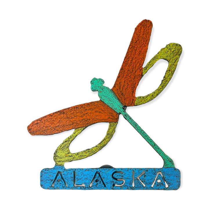 Dragonfly magnet namedrop southwestern custom souvenir Utah for wholesale by Whimsies