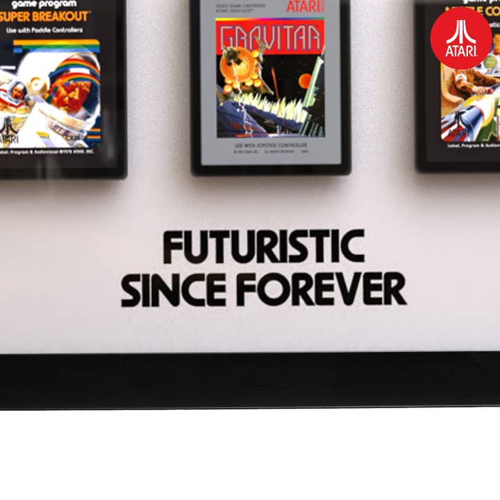 ThumbsUp! - Vendita all'ingrosso Set di decorazioni da parete - Decorazione murale 3D ufficiale Atari - Collezione di cartucce