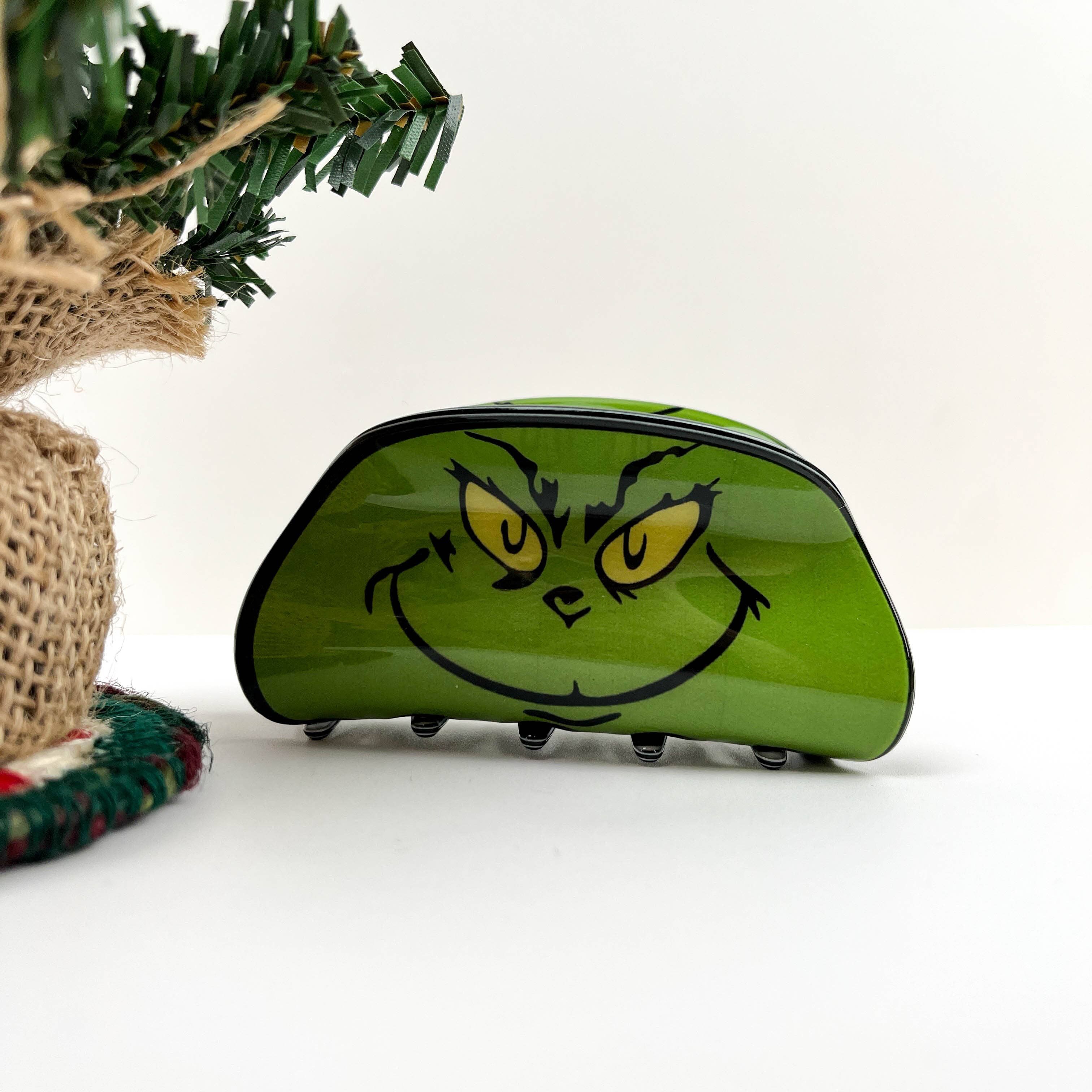 Grön Green Goblin Face Hårkloklämma för wholesale på Faire