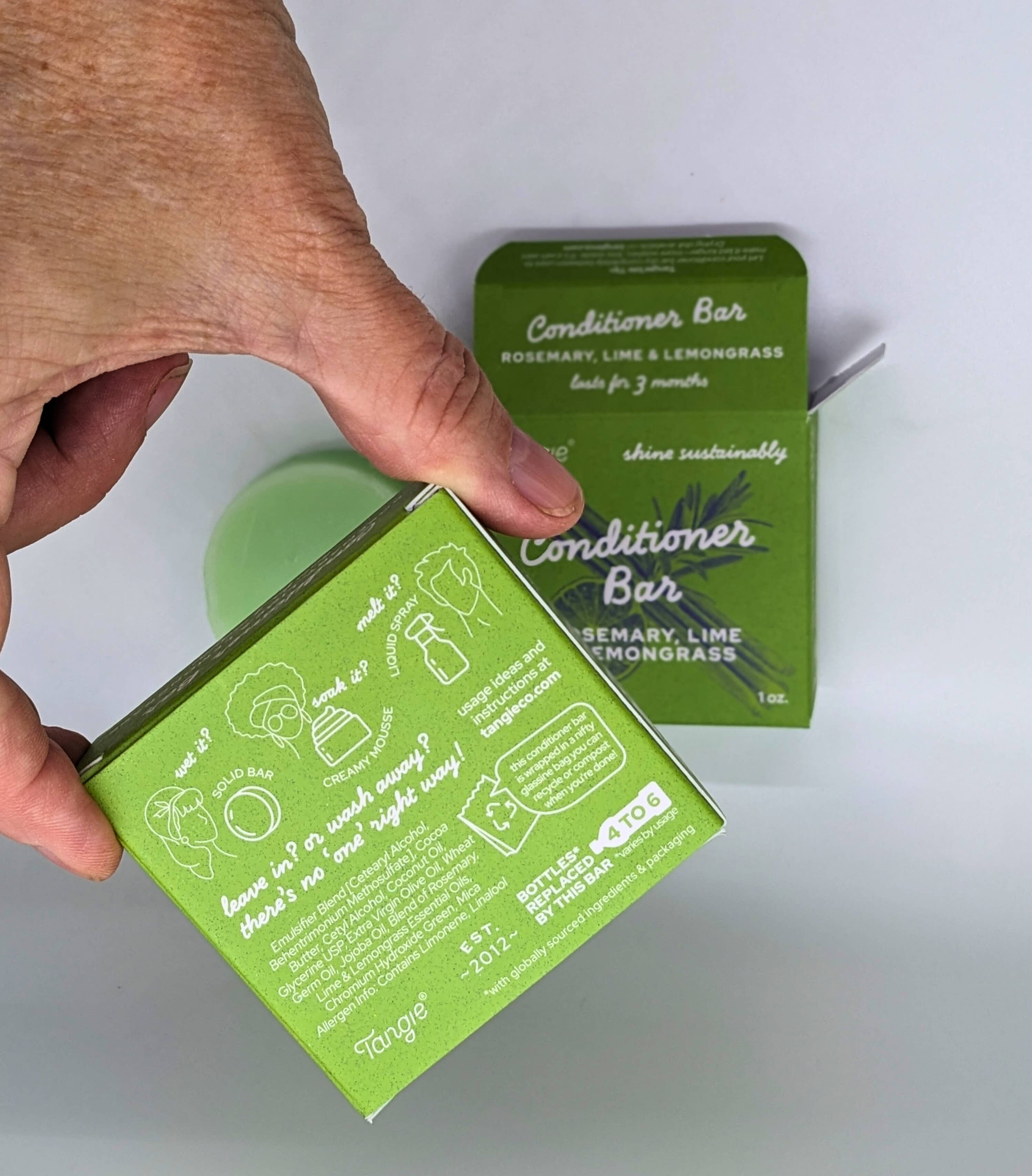 Tangie LLC - Vente Après-shampoing - Après-shampoing Tangie Romarin Citron Vert Citronnelle – Propre & Piquant1