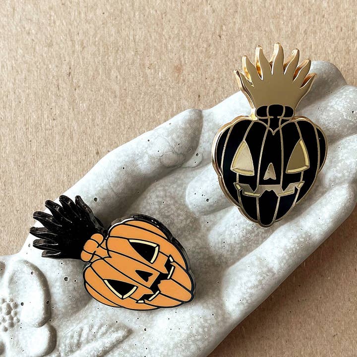 JACK-O-HEARTS PIN for wholesale by MacKenzie LeMoine Designs