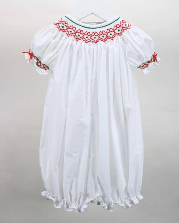 Baby Blessings Clothing - Wholesale Romper - Kids - Samantha Red Bishop Bubble Romper0