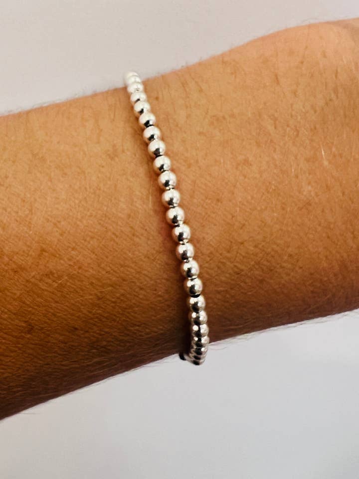 Sterling Silver 3mm Adjustable Bracelet | Unisex Cord Style for wholesale by Haus of Monogram