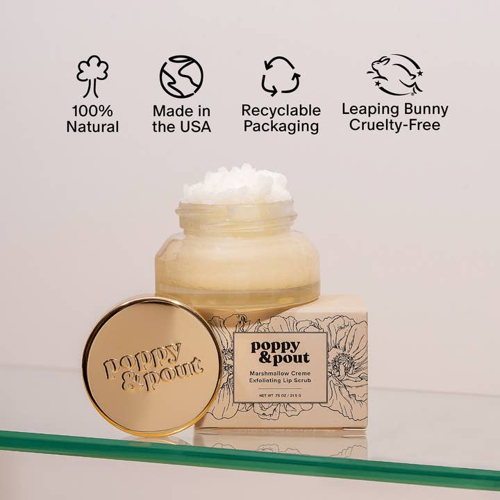 Poppy & Pout - Wholesale Lip Scrub/Polish - Lip Scrub, Marshmallow Creme4